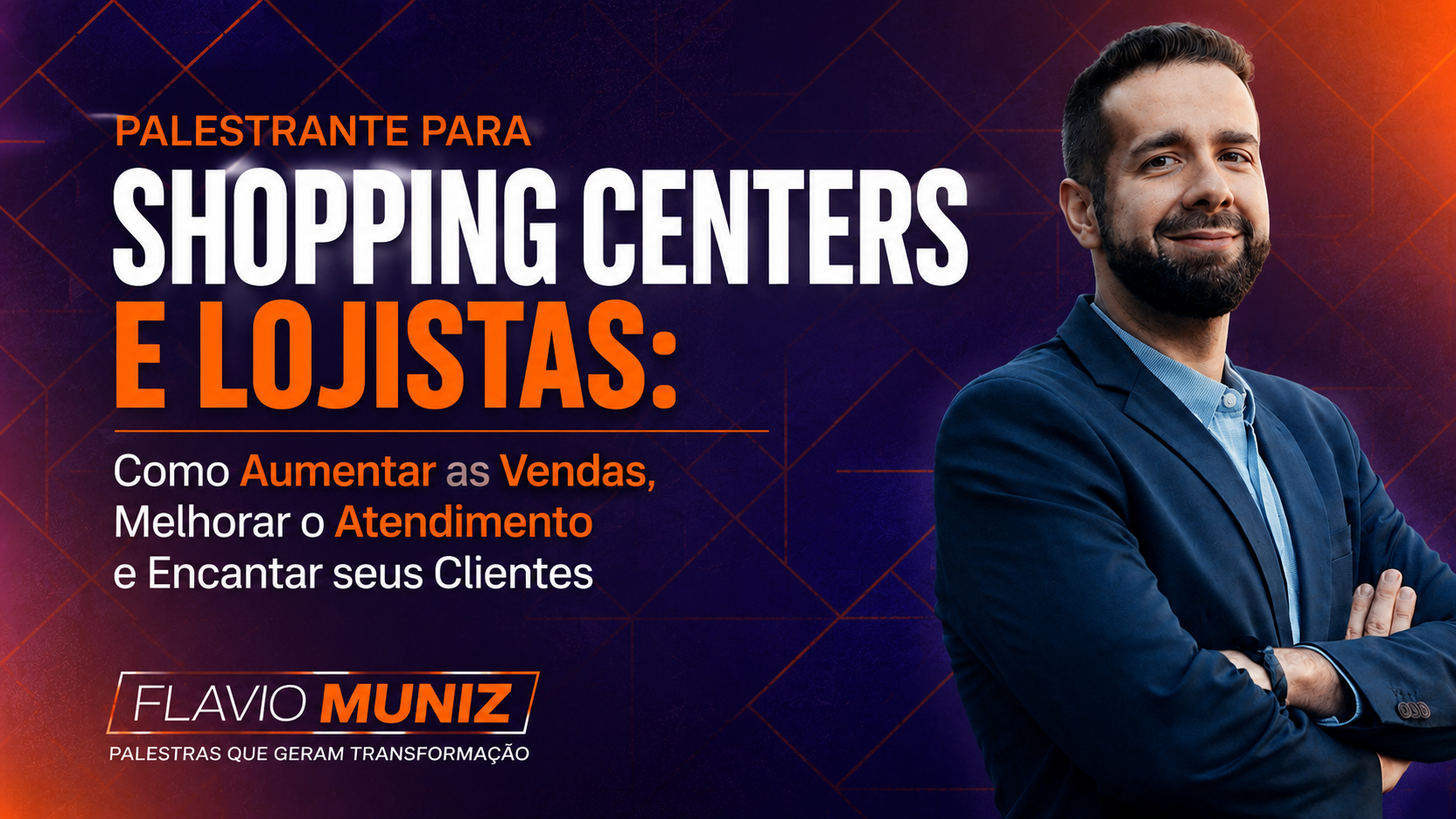 palestrante de vendas para shopping centers